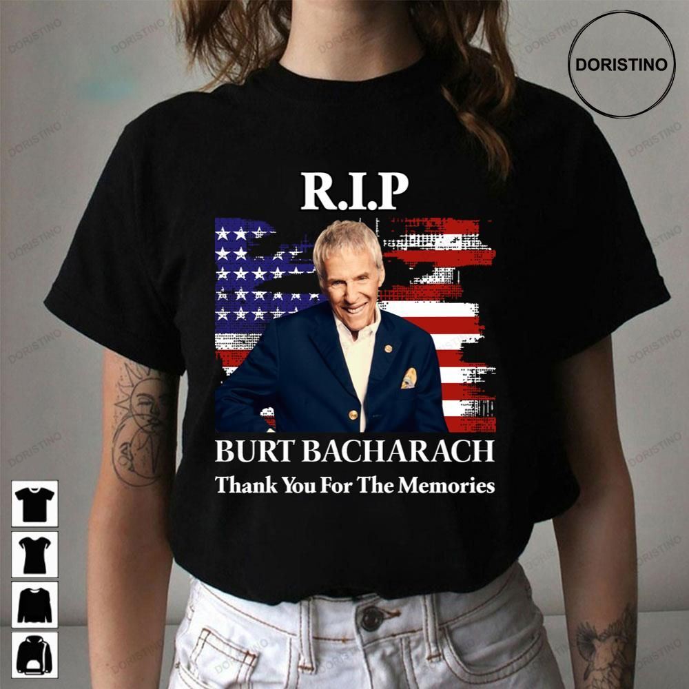 Rip Burt Thank You Bacharach For Memories Limited Edition T-shirts